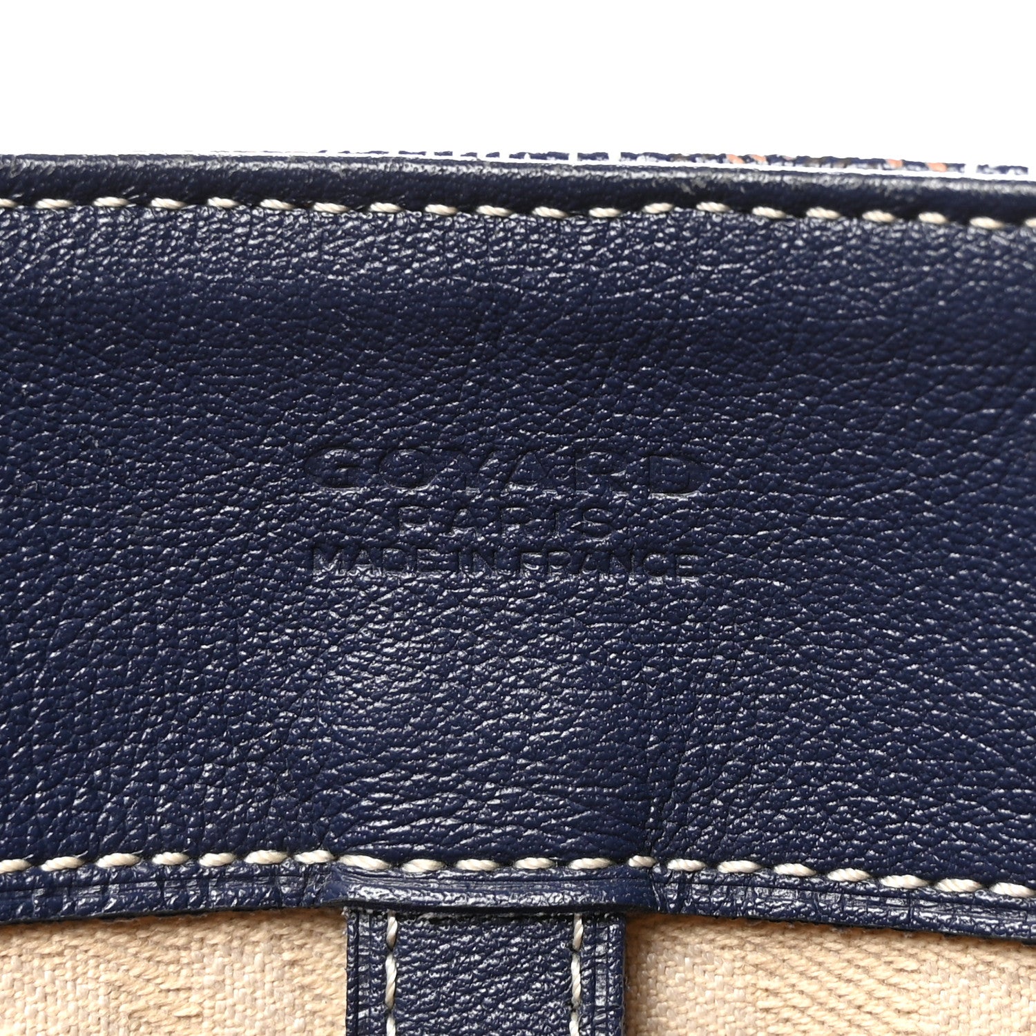 Goyard Goyardine Voltaire III Tote Navy 7 of 10