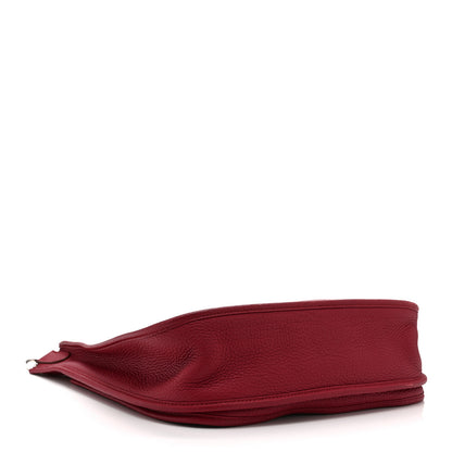 Hermes Taurillon Clemence Evelyne III GM Rouge H 4 of 10
