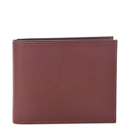 Hermes Epsom MC2 Copernic Compact Wallet Rouge H 1 of 5