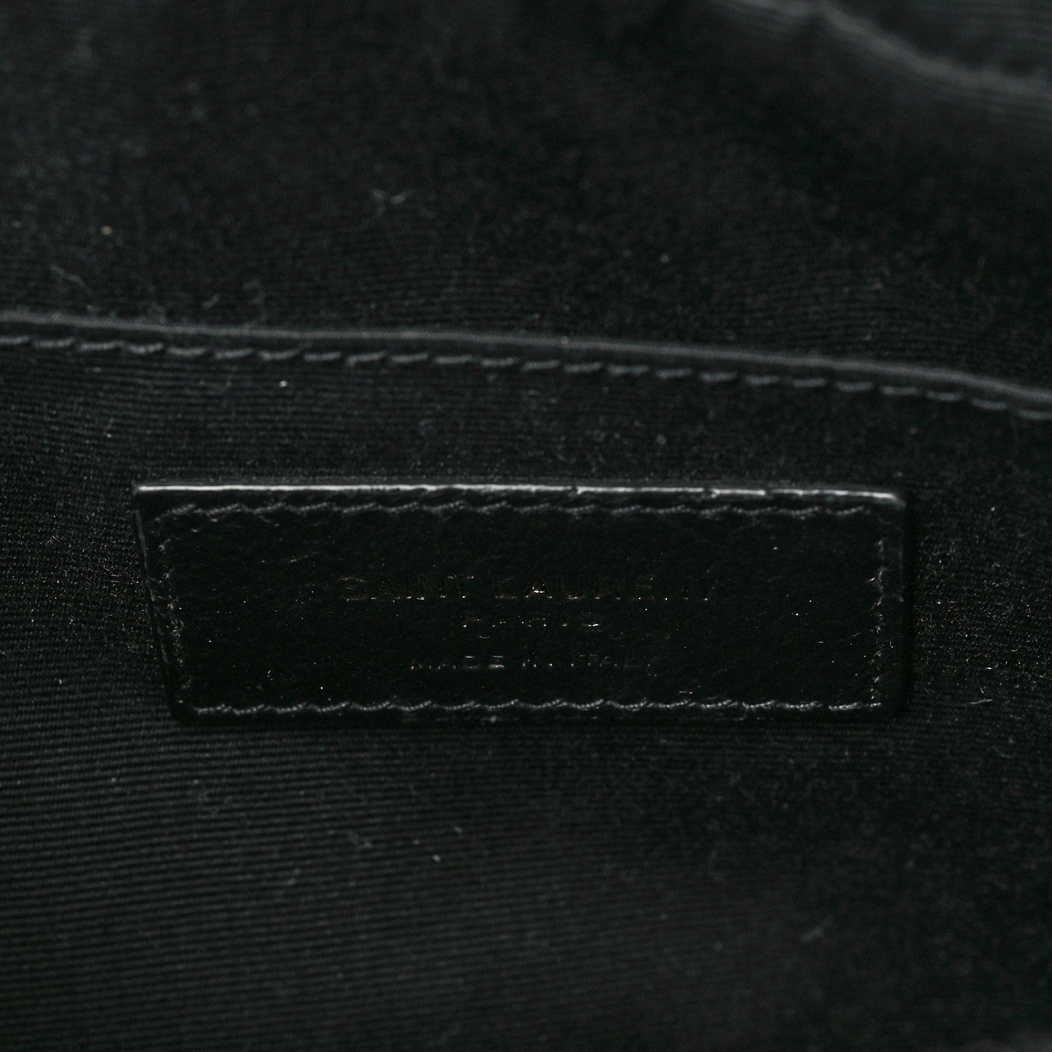Saint Laurent Calfskin Matelasse Monogram Lou Camera Bag Black 6 of 10