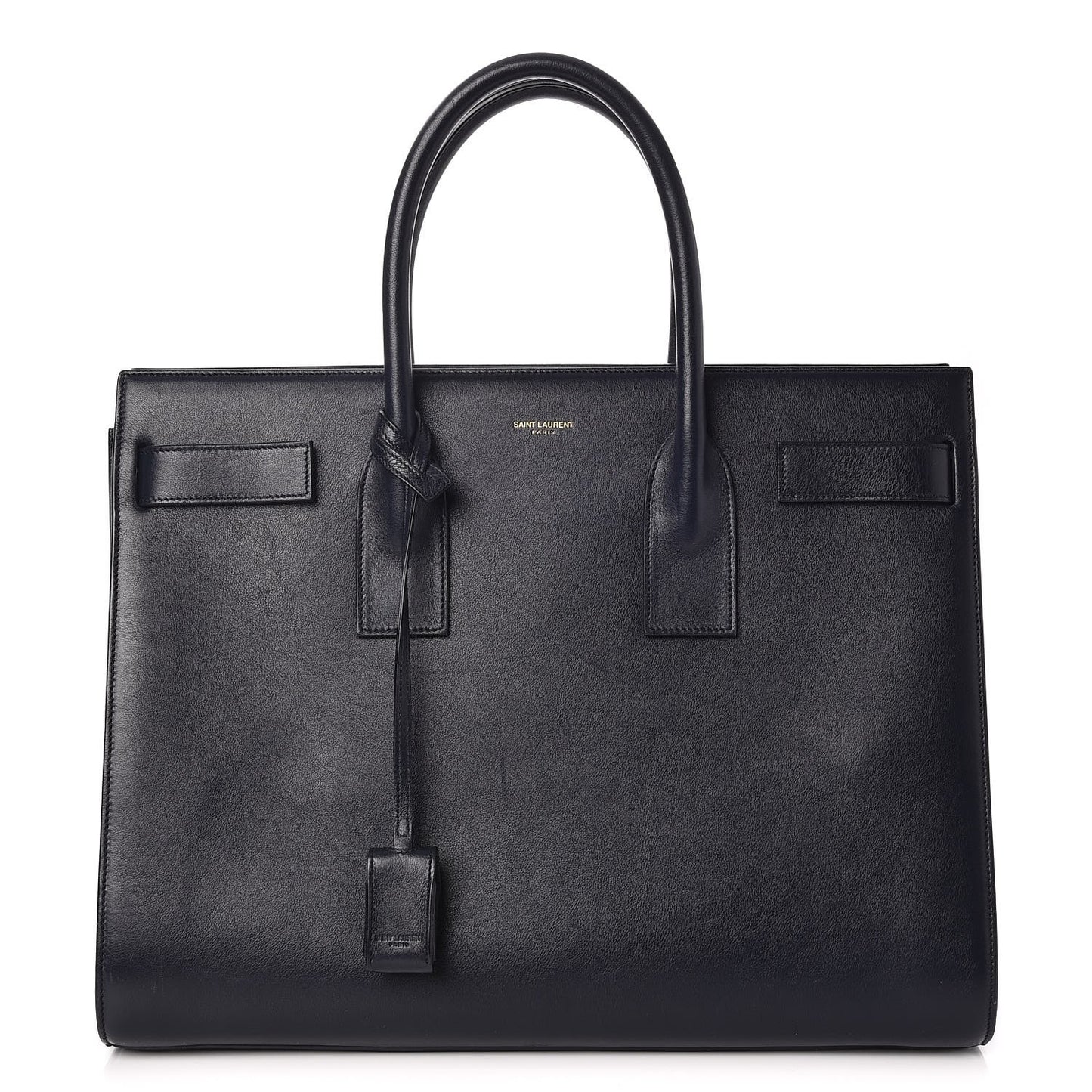 Calfskin Large Sac de Jour Navy Blue
