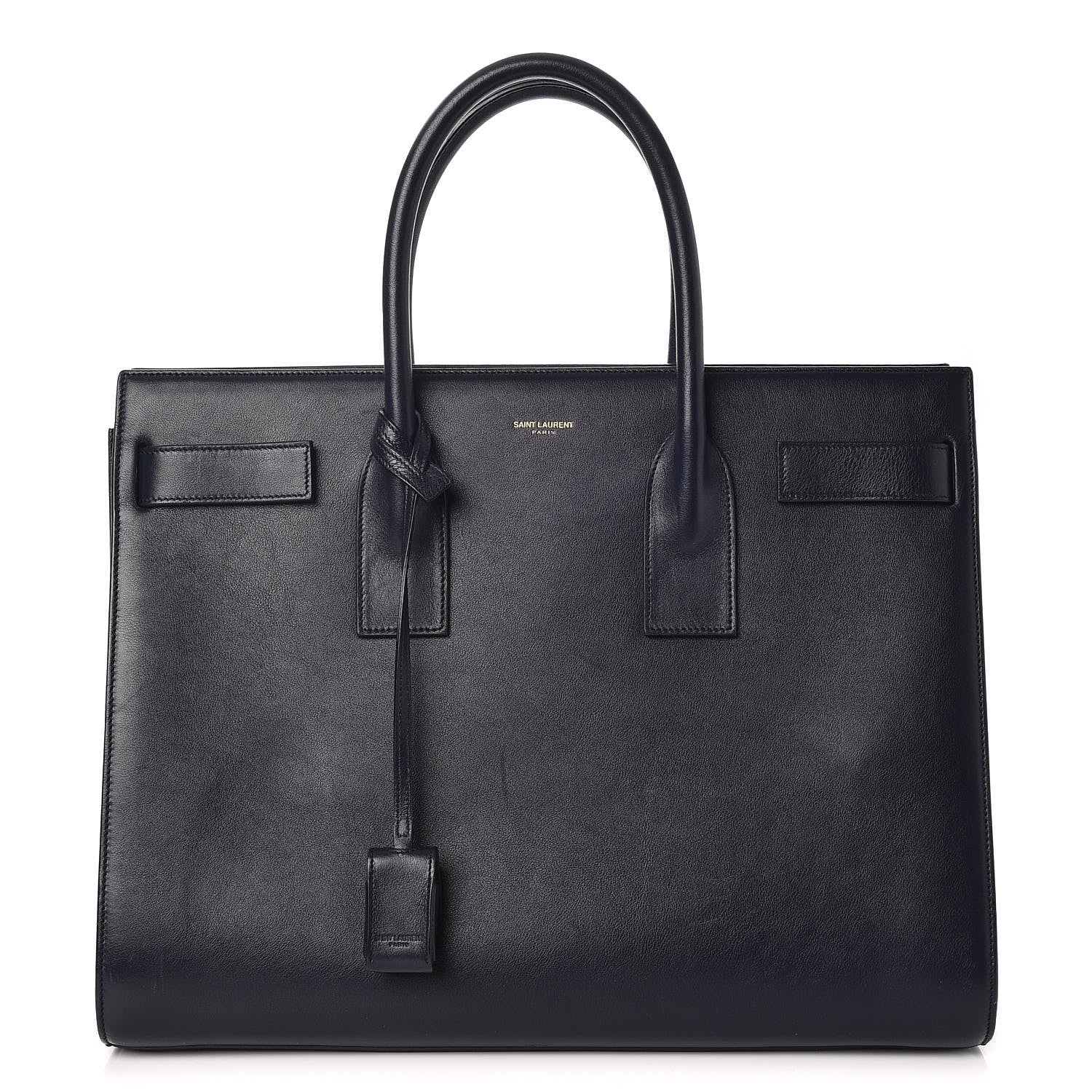 Saint Laurent Calfskin Large Sac de Jour Navy Blue 1 of 7