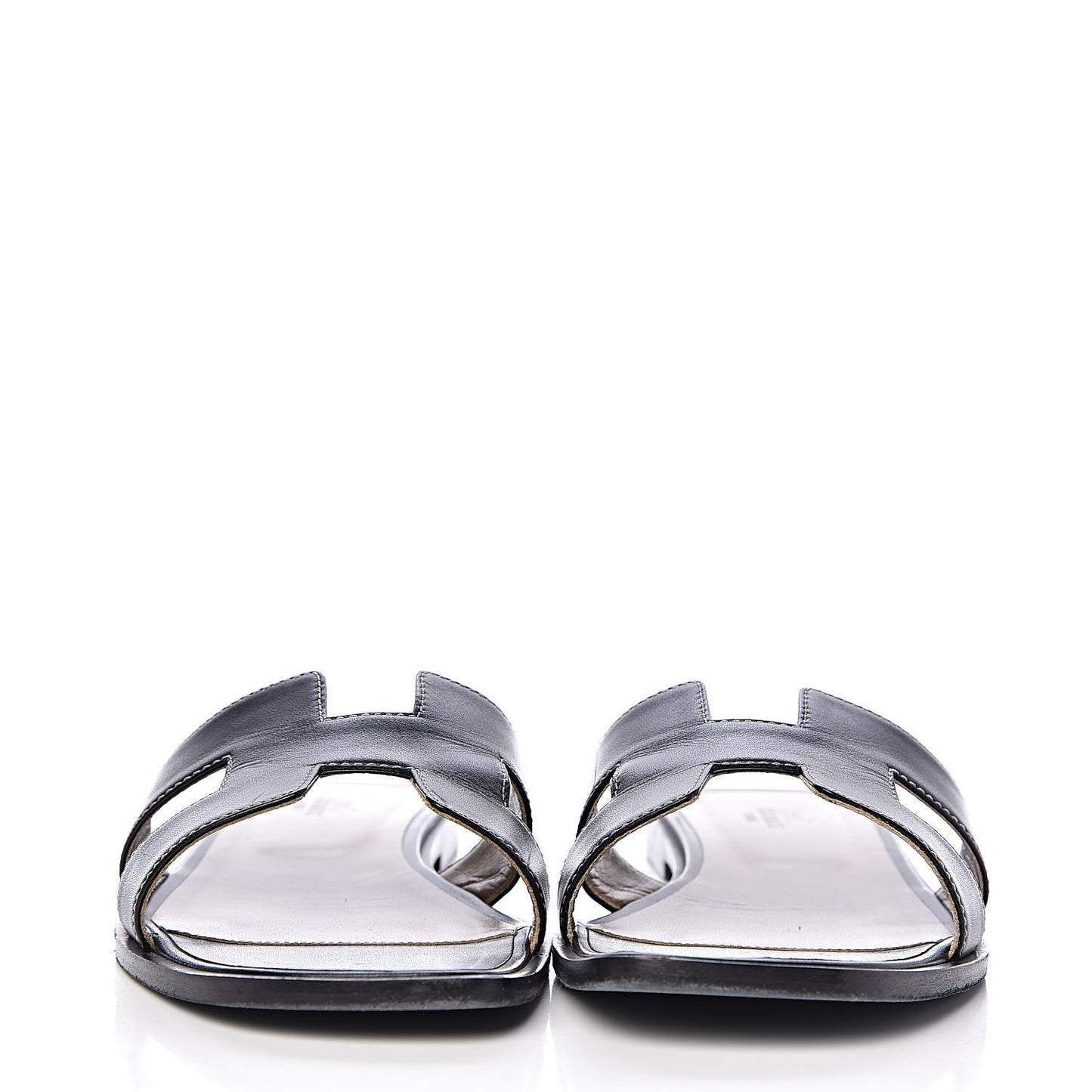 Box Calfskin Oran Sandals 41 Black