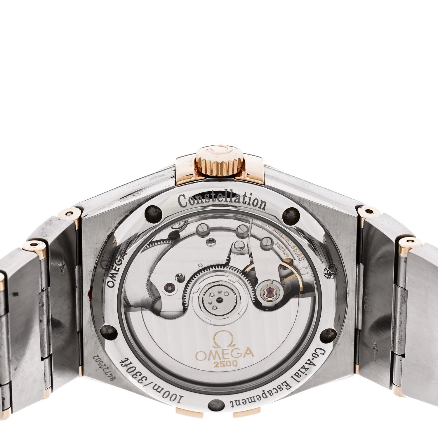 Omega Stainless Steel 18K Yellow Gold 35mm Constellation Quartz Watch 123.20.35.20.02.002 4 of 4