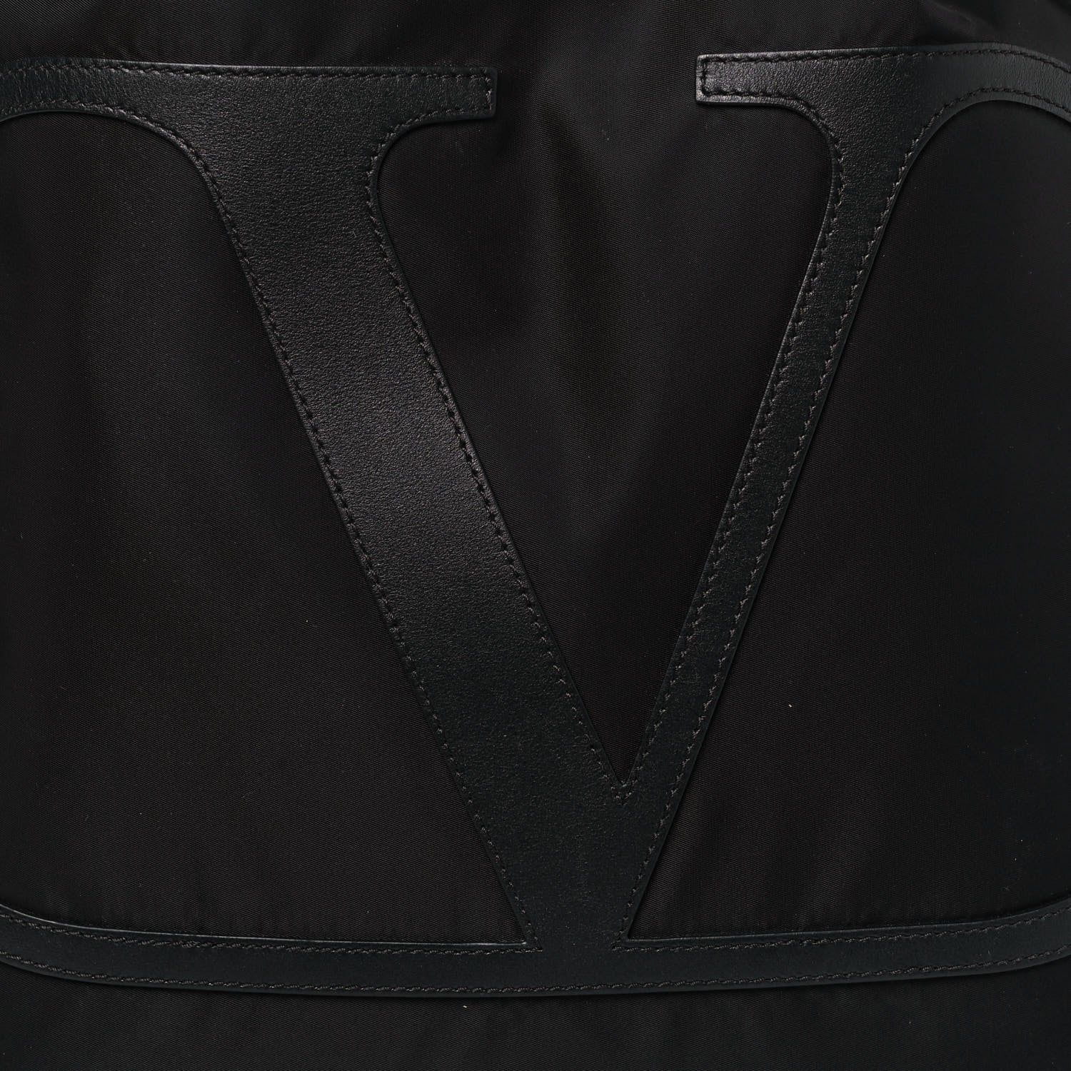 Valentino Garavani Nylon VLogo Drawstring Backpack Black 6 of 12