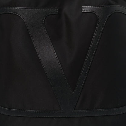 Valentino Garavani Nylon VLogo Drawstring Backpack Black 6 of 12