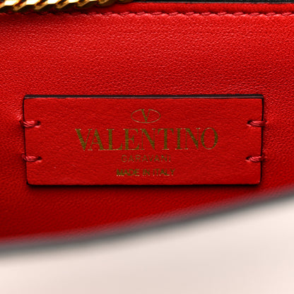 Valentino Garavani Smooth Calfskin Small VLock Shoulder Bag Bianco Ottico Rouge Pur 6 of 12