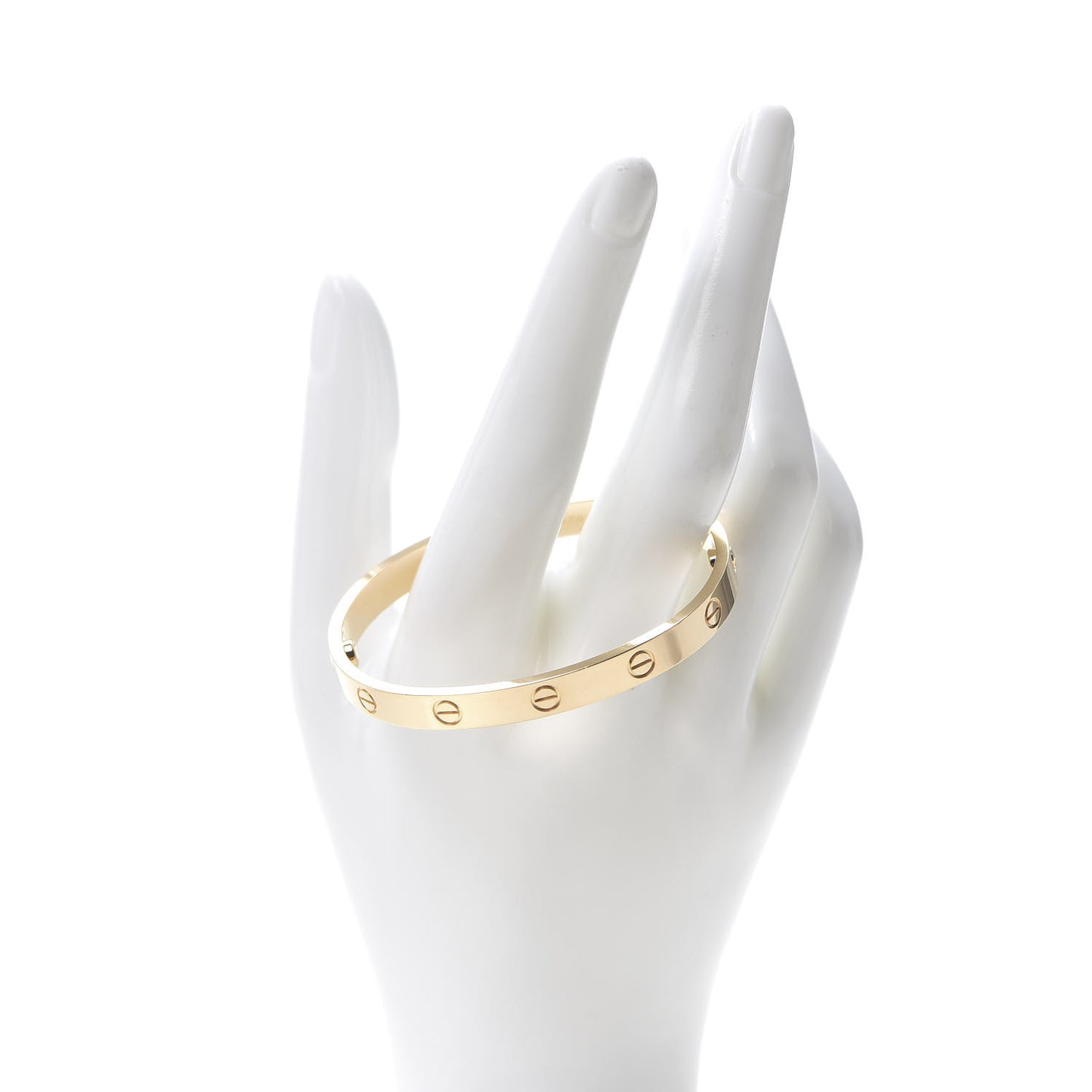 18K Yellow Gold LOVE Bracelet 17
