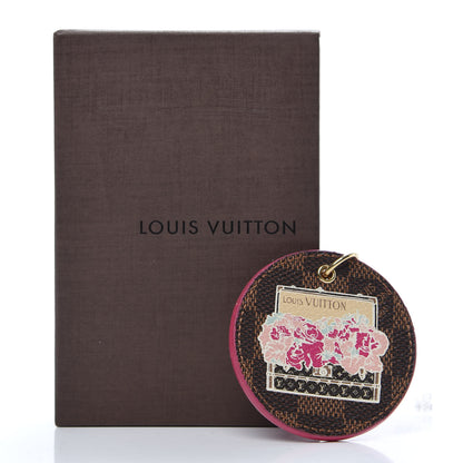 Louis Vuitton Damier Ebene Illustre Posies Bag Charm 6 of 6