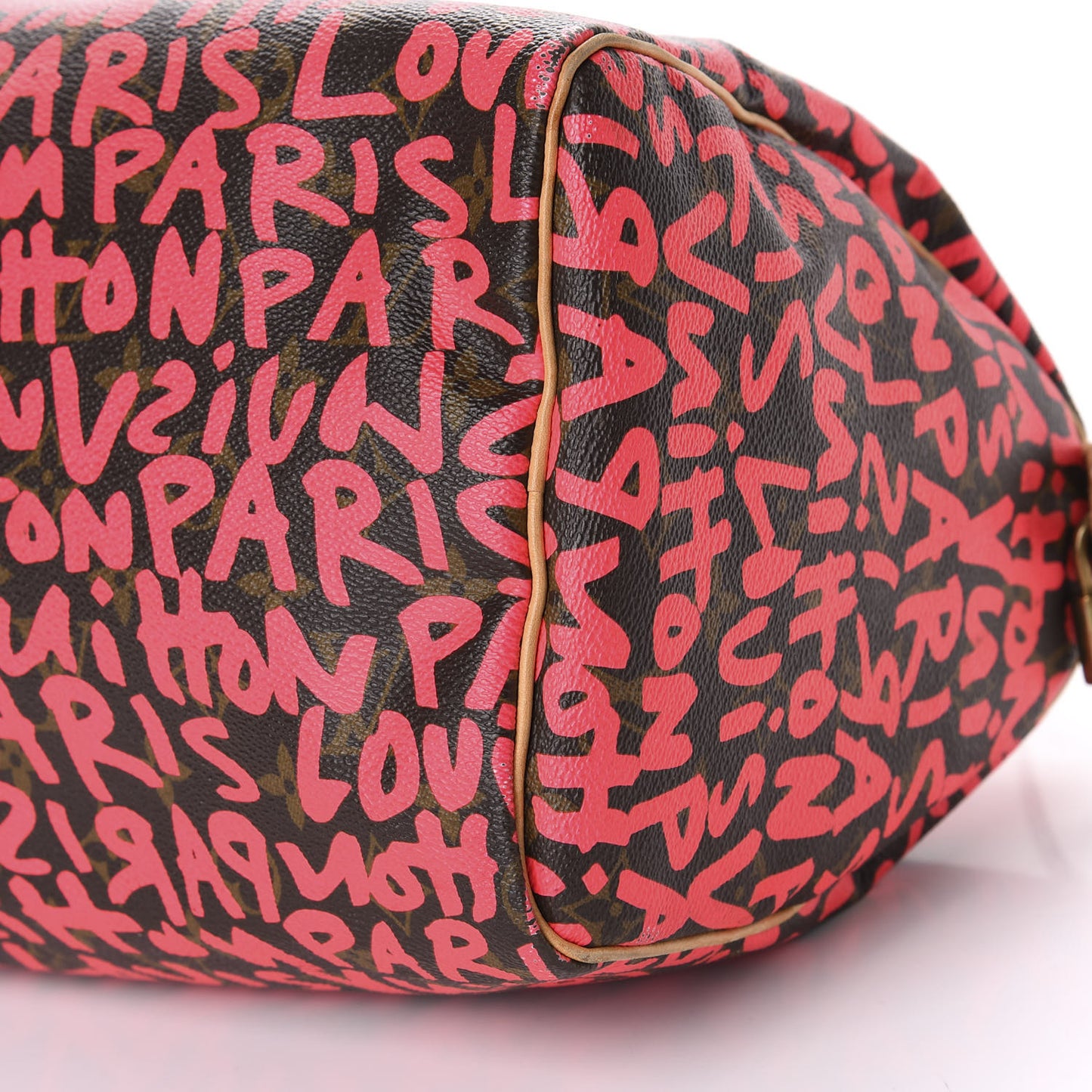Monogram Graffiti Speedy 30 Fuchsia