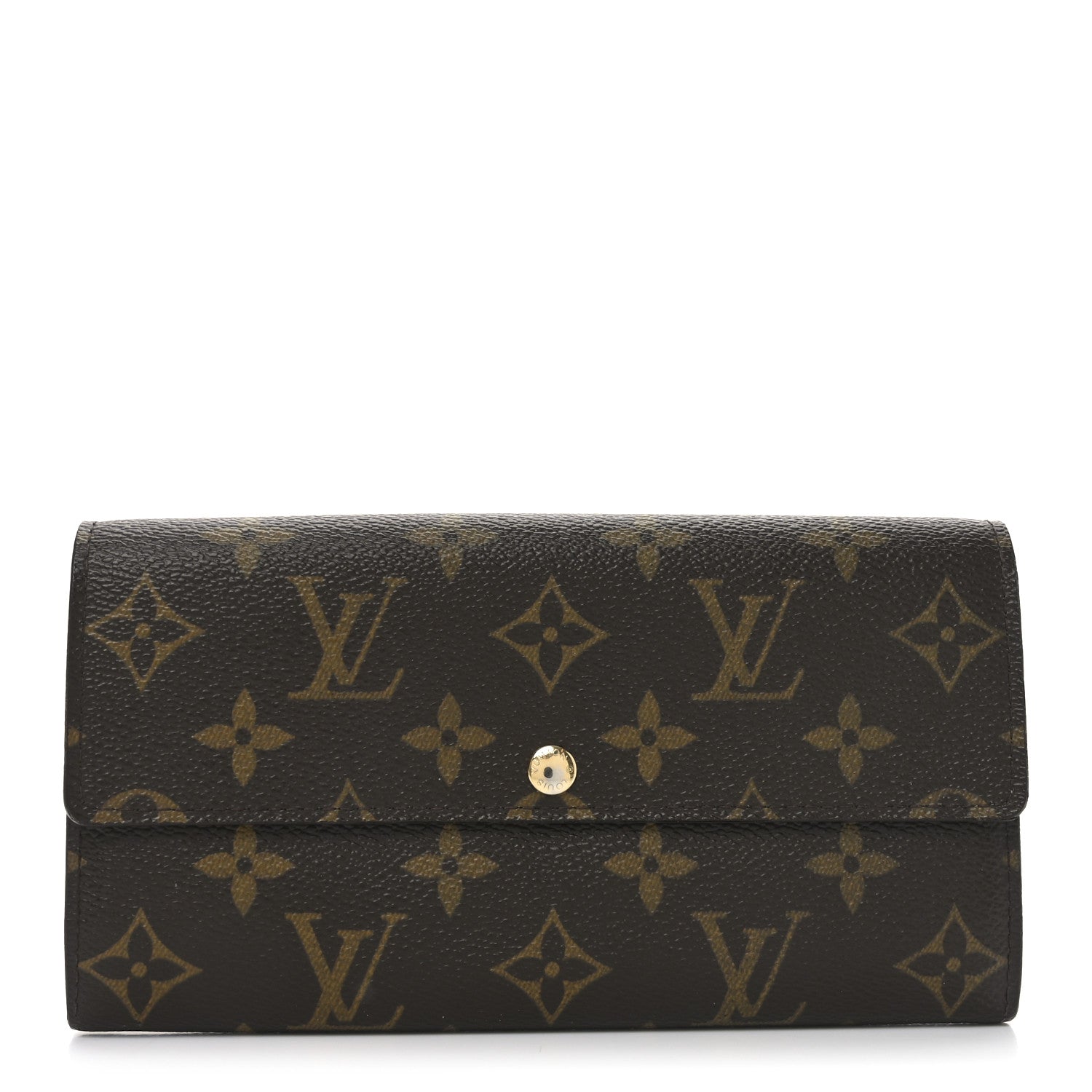 Louis Vuitton Monogram Fleuri Sarah Wallet Rose 1 of 6