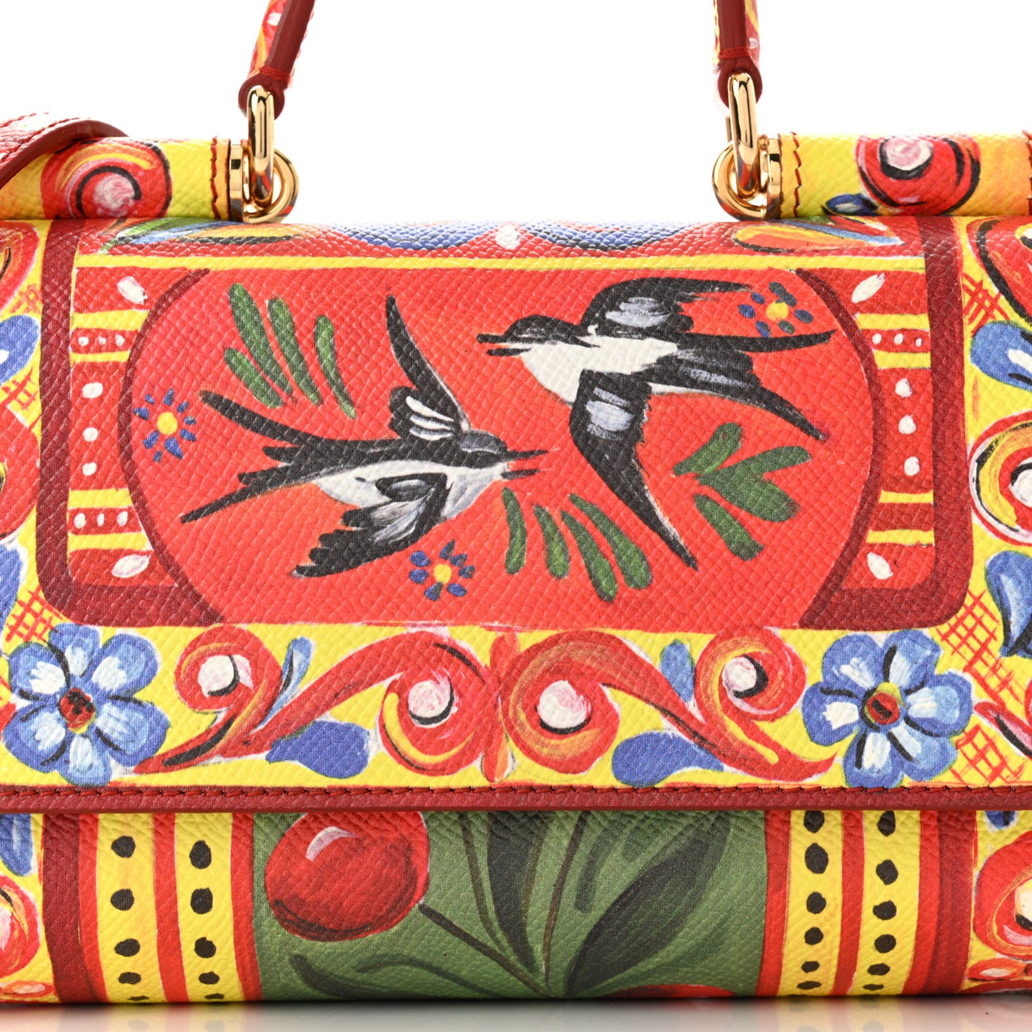 Dauphine Majolica Printed Mini Miss Sicily Satchel Multicolor