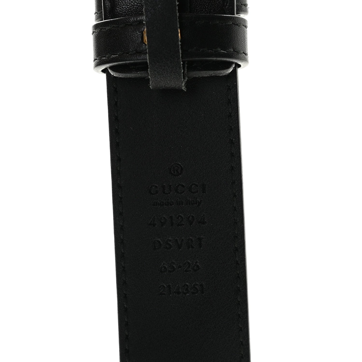 Gucci Calfskin Matelasse GG Marmont Belt Bag 65 26 Black 7 of 9