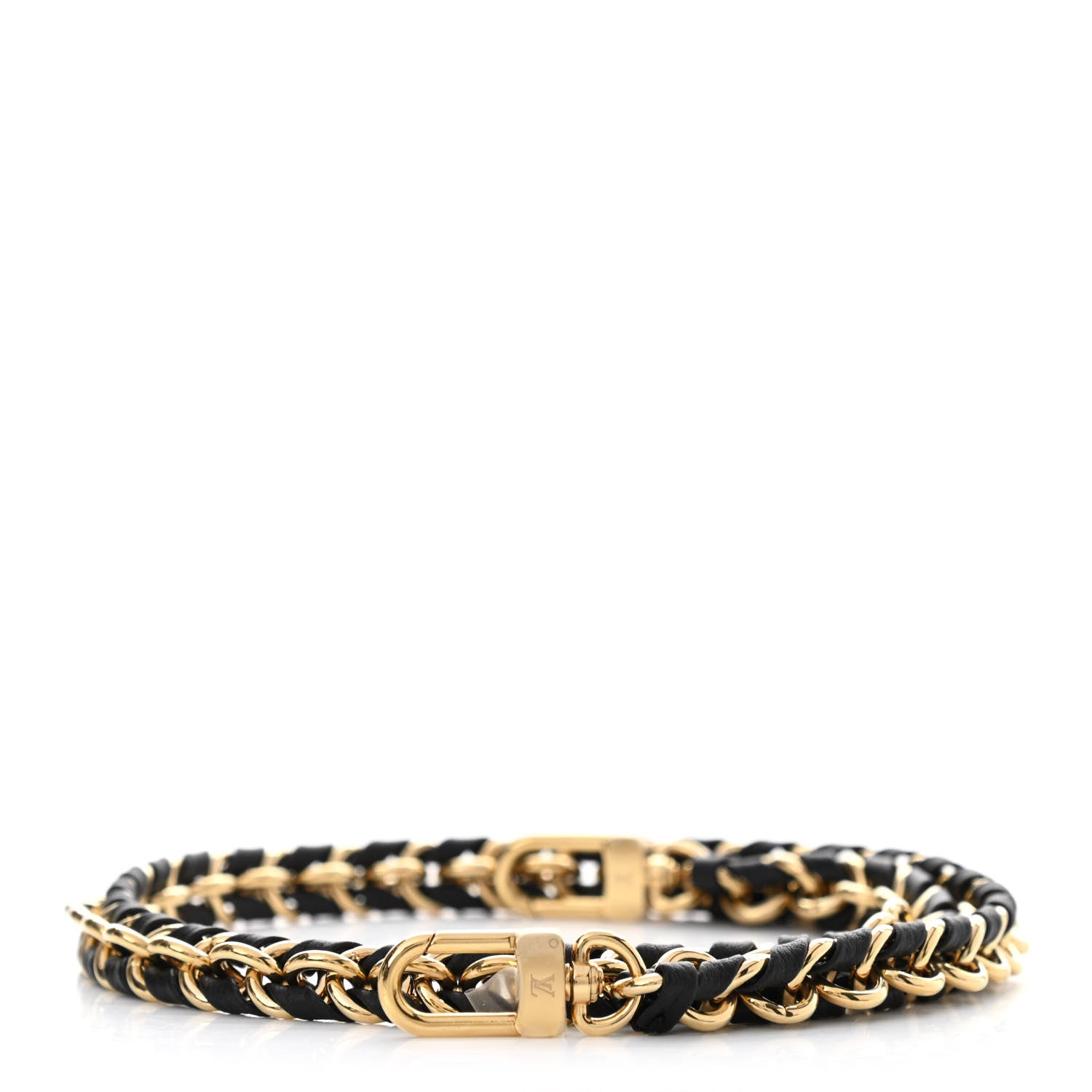 Louis Vuitton Calfskin Multi Pochette Chain Shoulder Strap Black Gold 2 of 4
