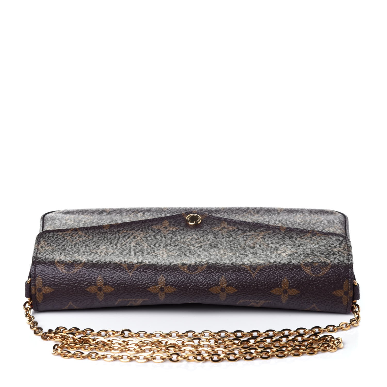 Louis Vuitton Monogram Pochette Felicie Chain Wallet Fuchsia 10 of 12