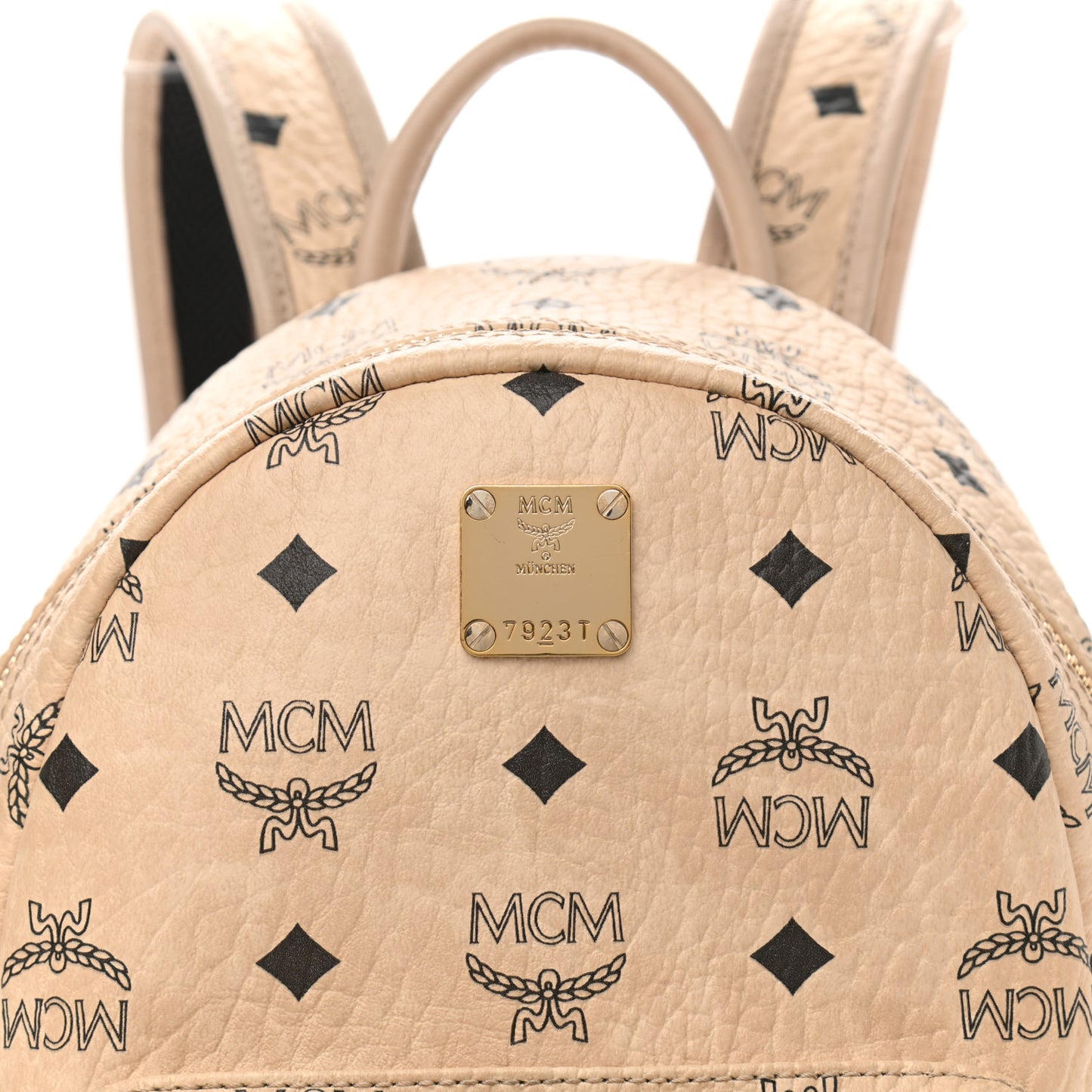 Visetos Side Stud Mini Stark Backpack Beige