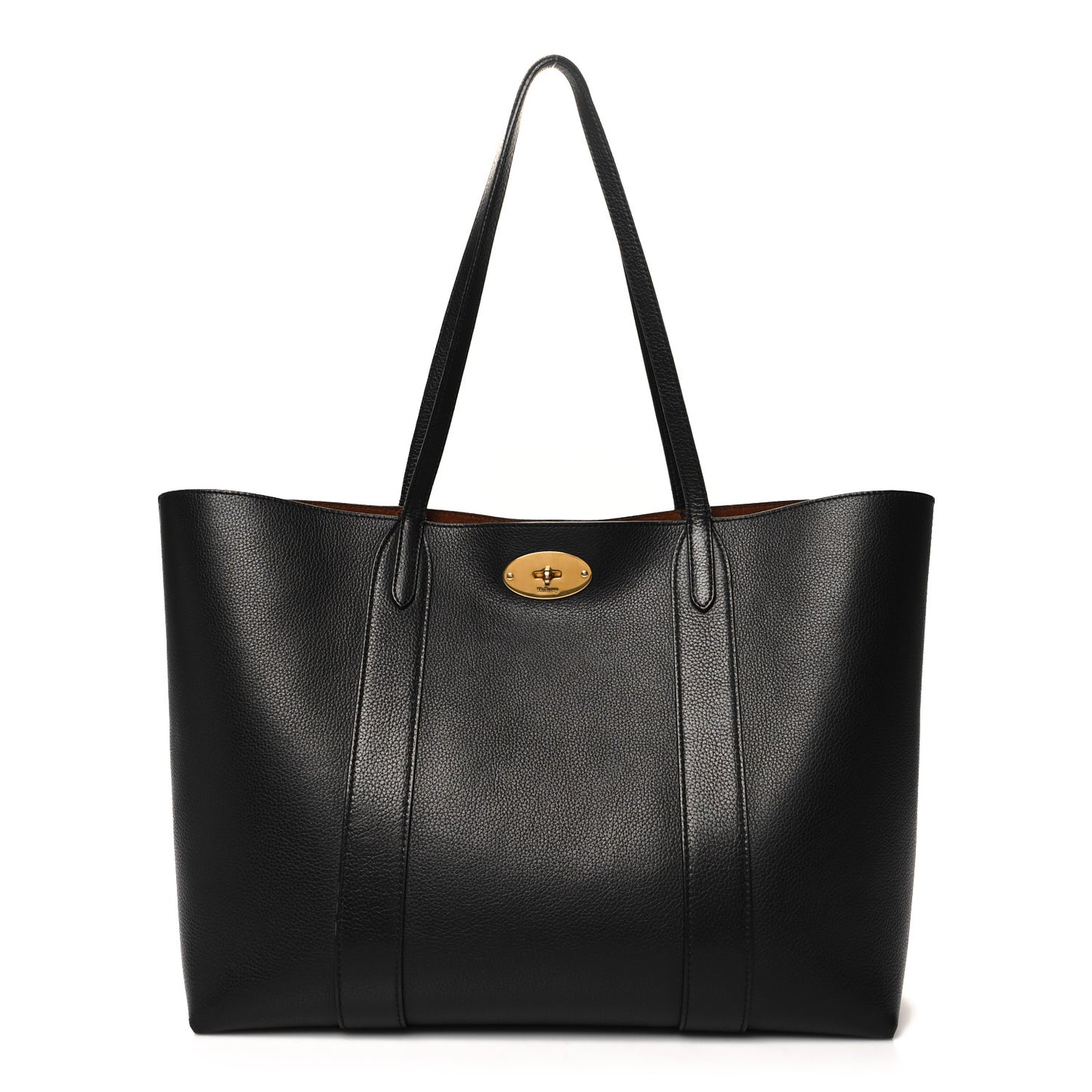 Small Classic Grain Bayswater Tote Black