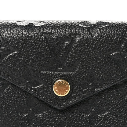Louis Vuitton Empreinte Zoe Wallet Black 8 of 9