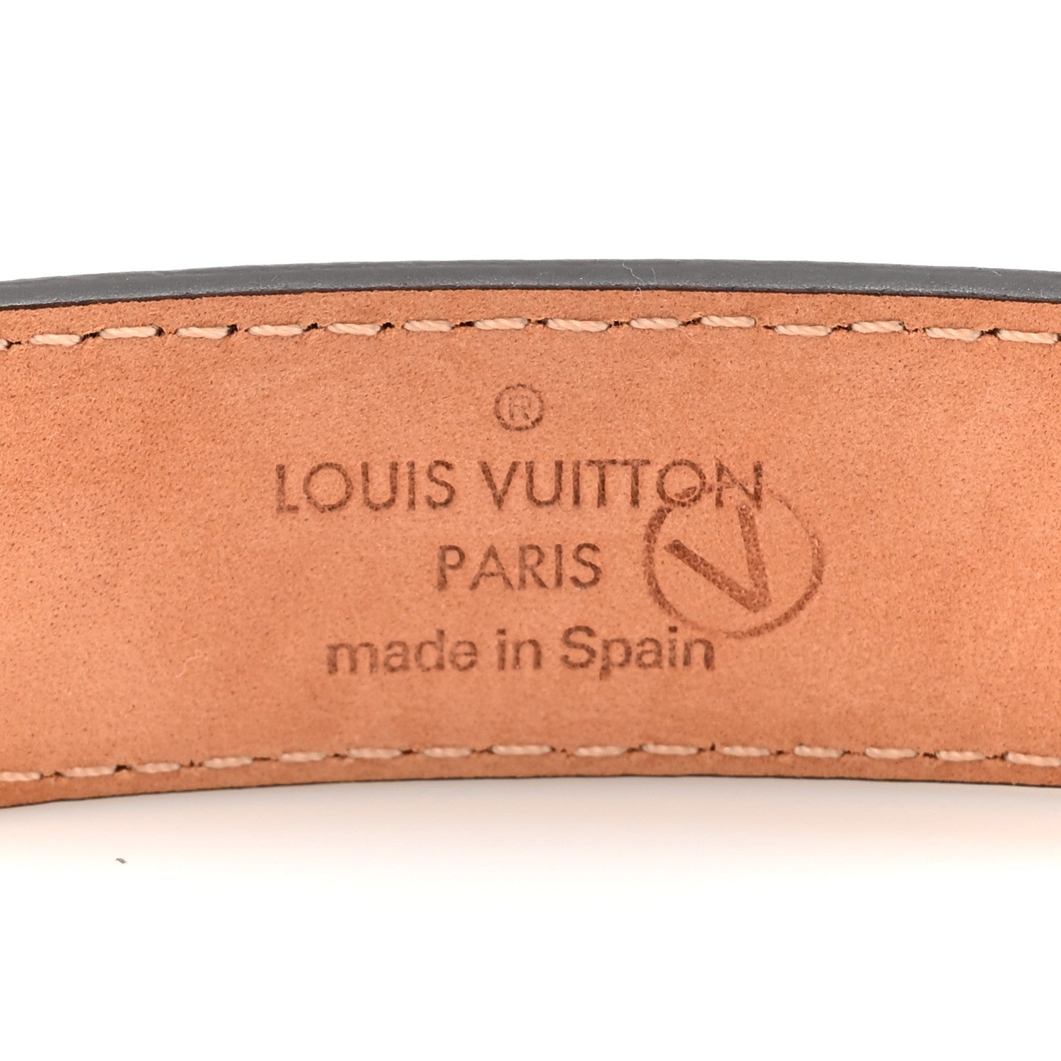 Louis Vuitton Damier Ebene Mini 25mm Belt 75 30 3 of 6
