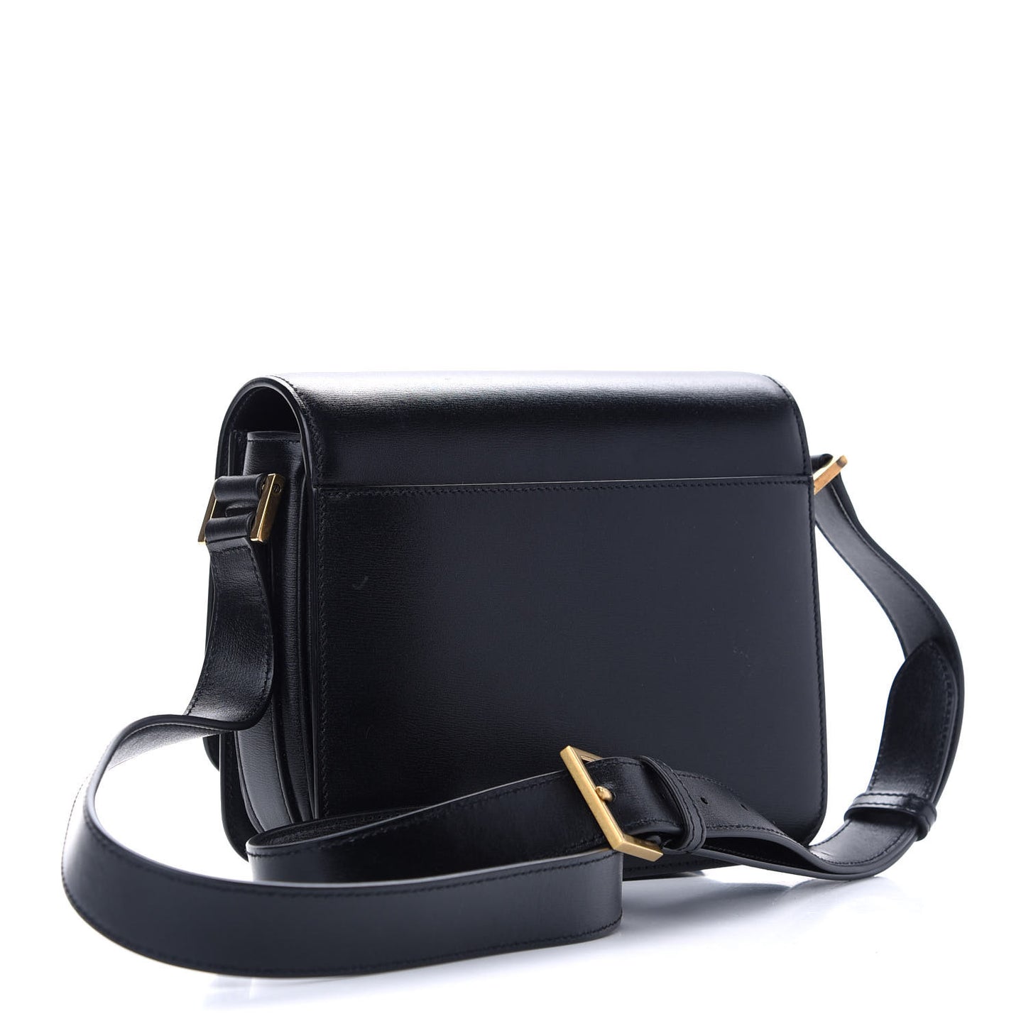 Calfskin Le 61 Shoulder Bag Black
