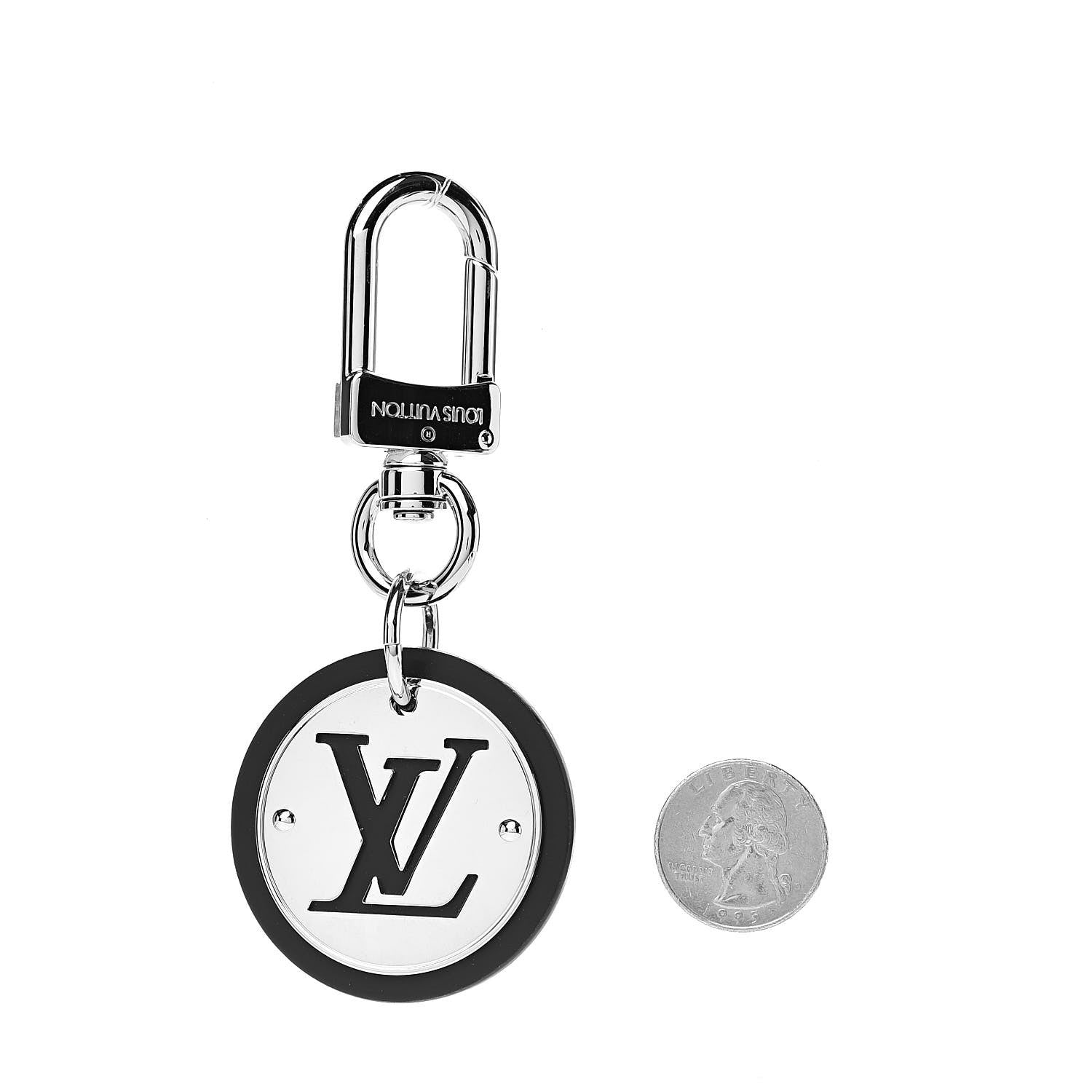 Louis Vuitton LV Cut Circle Key Holder Silver 2 of 2