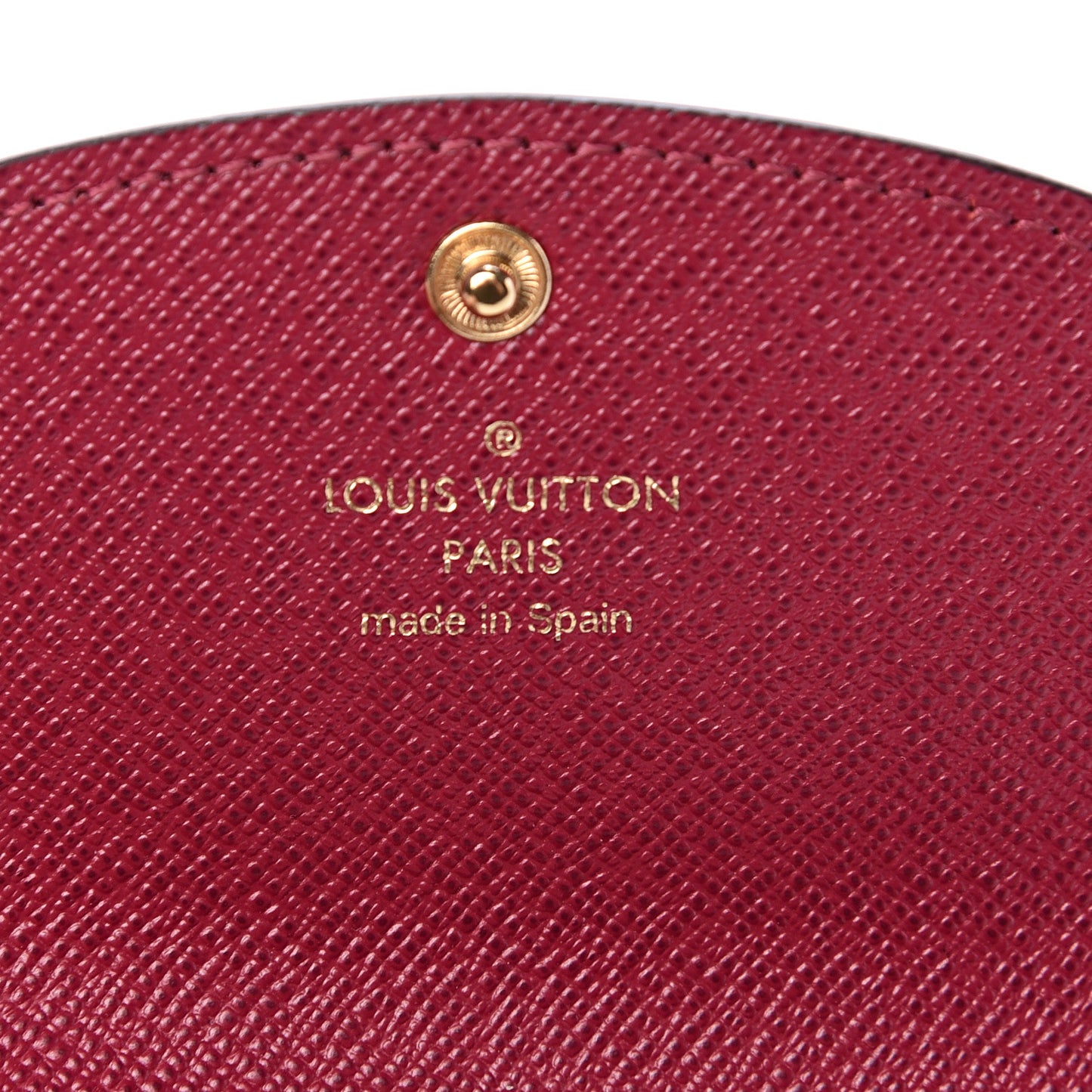 Monogram Rosalie Coin Purse Fuchsia
