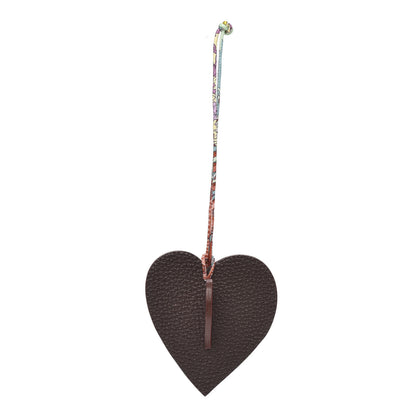 Hermes Togo Epsom Petit H Heart Bag Charm Multicolor 1 of 6