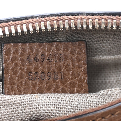 Gucci Monogram Mini Bree Messenger Bag Beige Tabacco 7 of 10