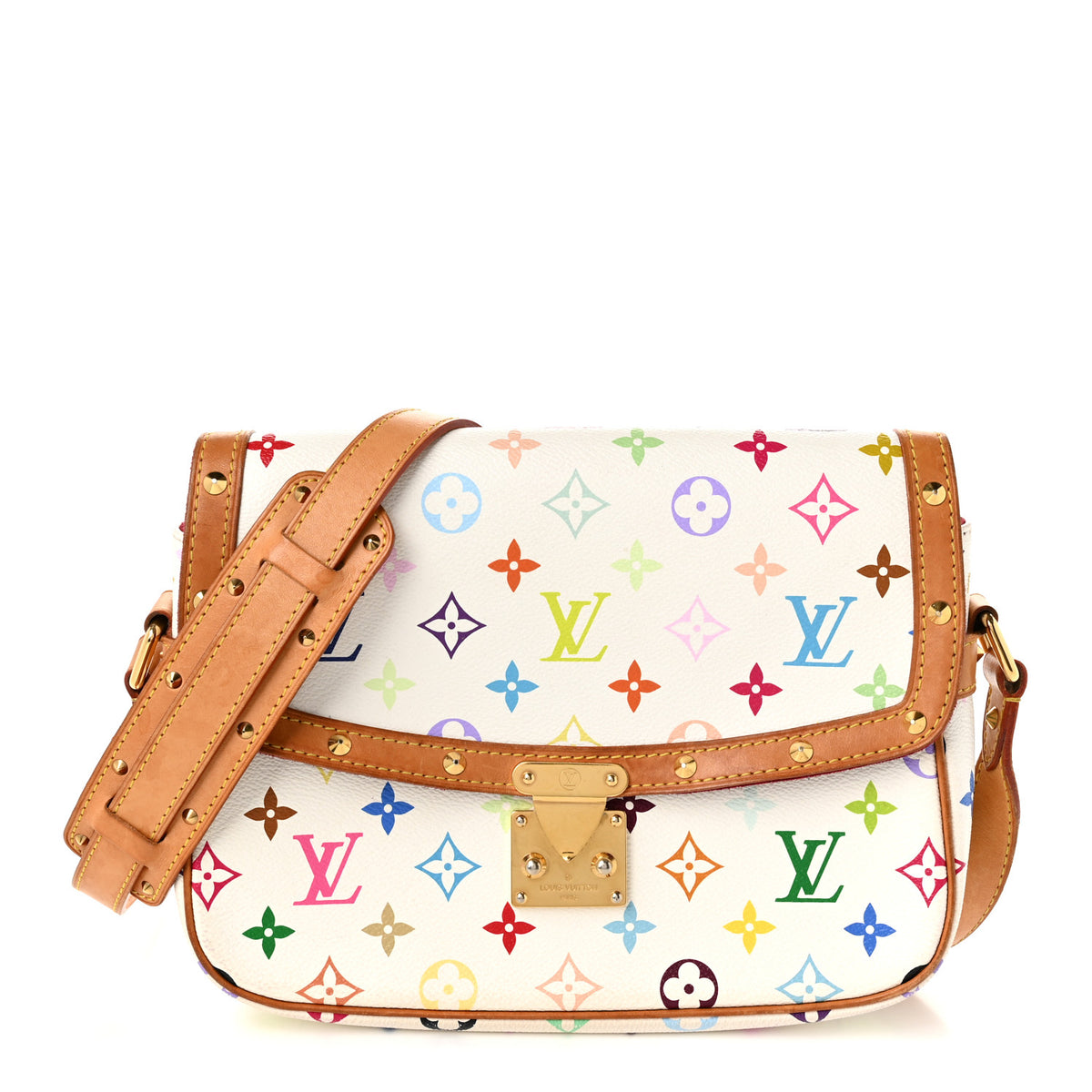 Louis Vuitton Monogram Multicolor Sologne White 1 of 10