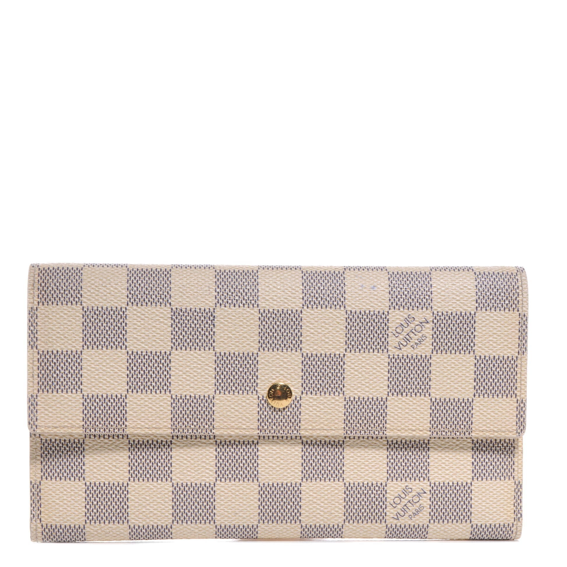 Louis Vuitton Damier Azur Porte Tresor International Wallet 1 of 7