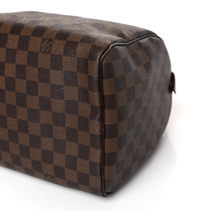 Louis Vuitton Damier Ebene Speedy 30 8 of 9