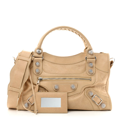 Balenciaga Agneau Giant 21 Silver Hardware City Sahara 1 of 14