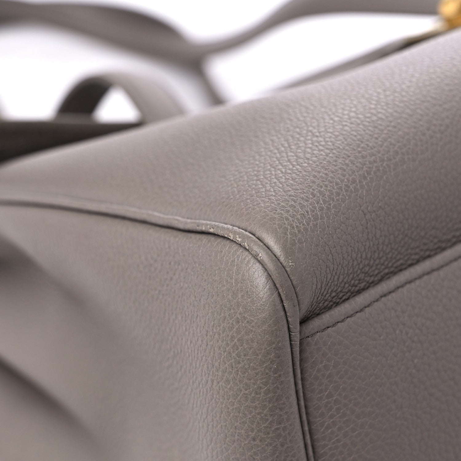 Celine Grained Calfskin Medium Soft 16 Bag Pebble 7 of 10