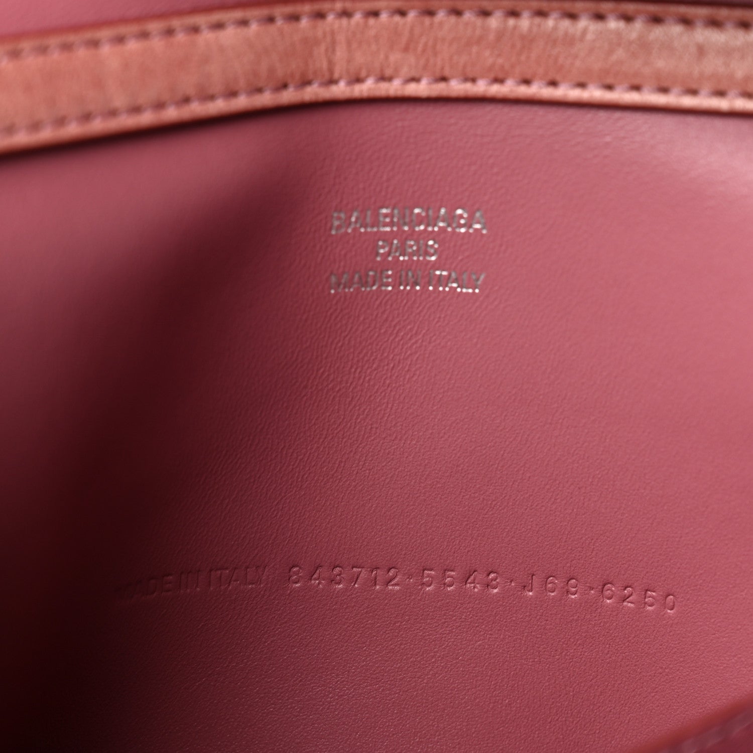 Balenciaga Vegetable Tanned Lambskin Mini Rodeo Top Handle Handbag Rose Quartz 11 of 13