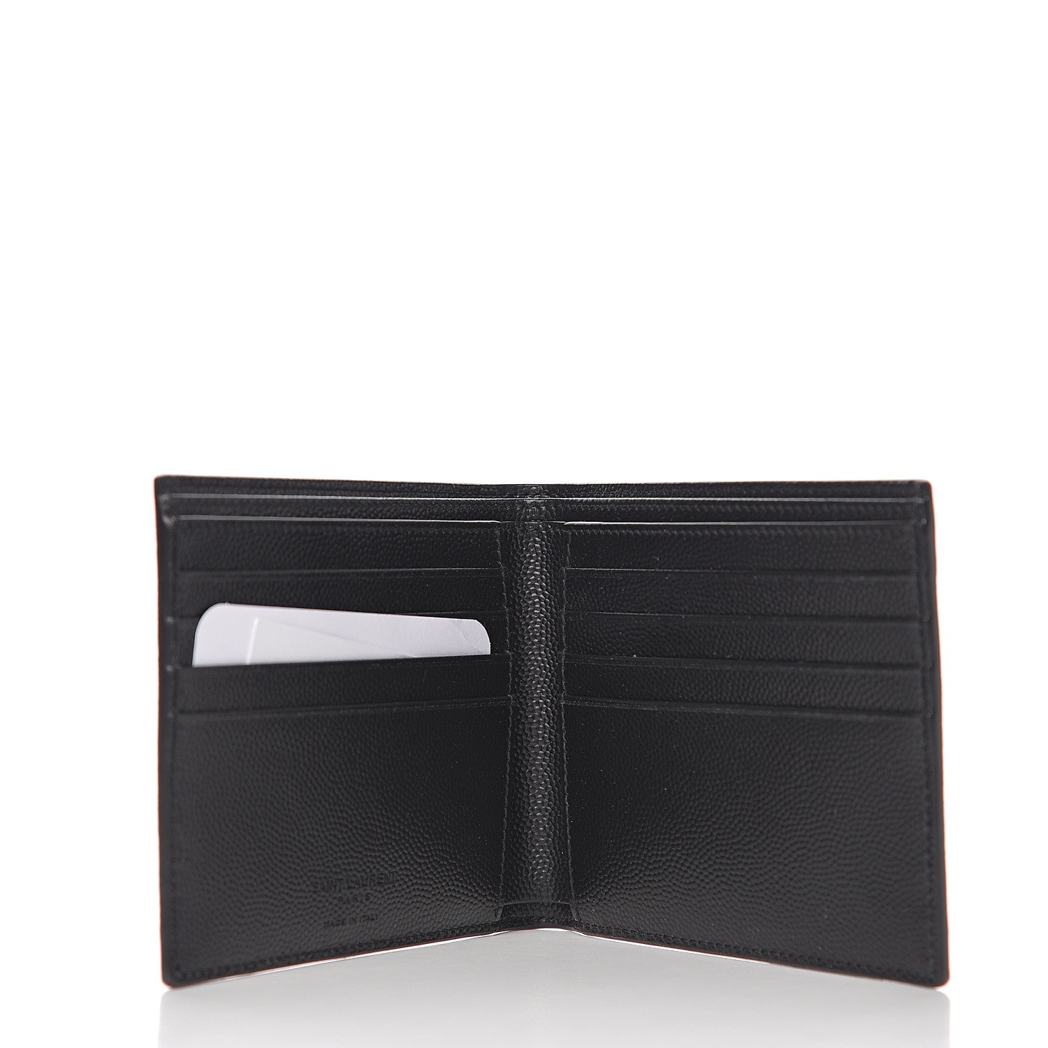 Saint Laurent Grain De Poudre Zebra Print East West Wallet Pink 4 of 6