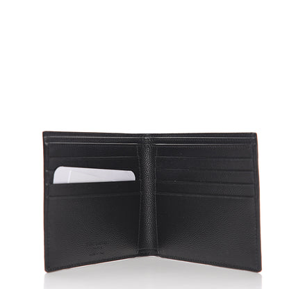 Saint Laurent Grain De Poudre Zebra Print East West Wallet Pink 4 of 6
