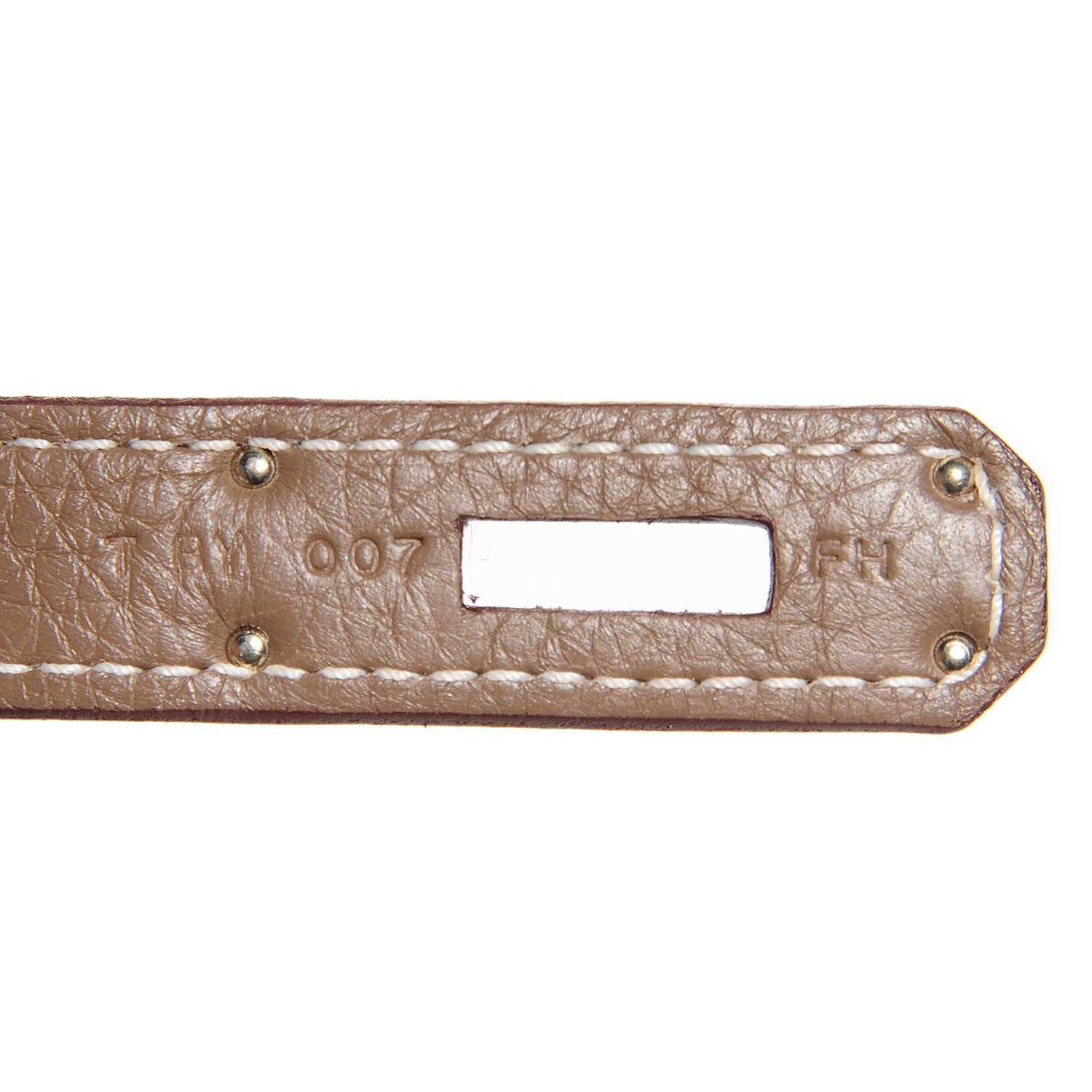 Hermes Taurillon Clemence Birkin 35 Etoupe 17 of 27