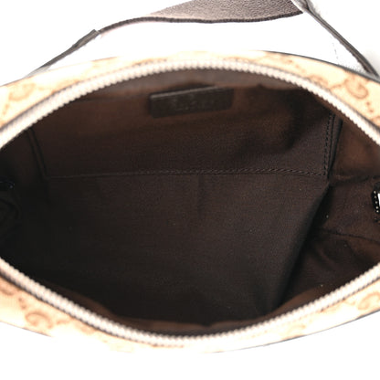 Gucci Monogram Dollar Calfskin Belt Bag Beige Ebony Testa di Moro Marrone Scuro 5 of 11