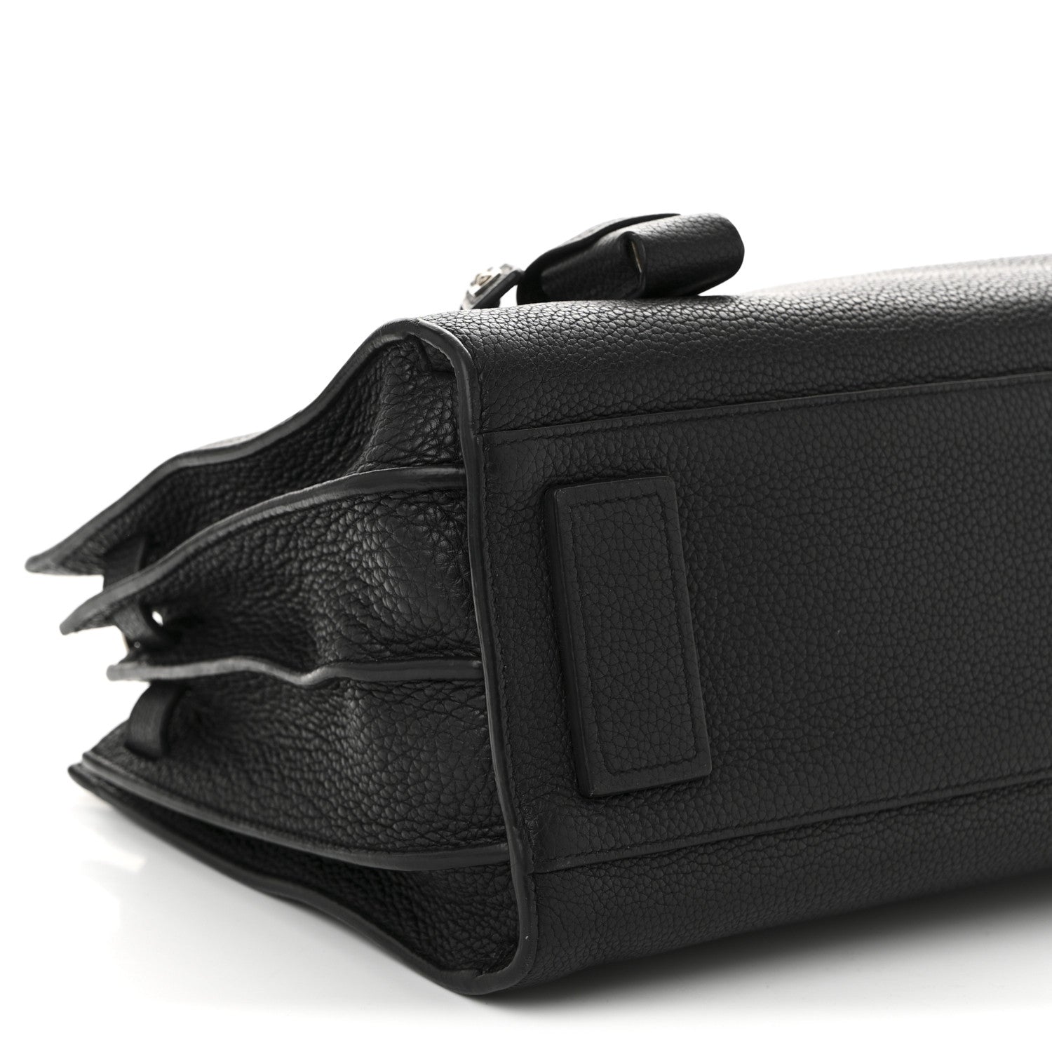 Saint Laurent Grained Calfskin Baby Sac De Jour Souple Black 9 of 10