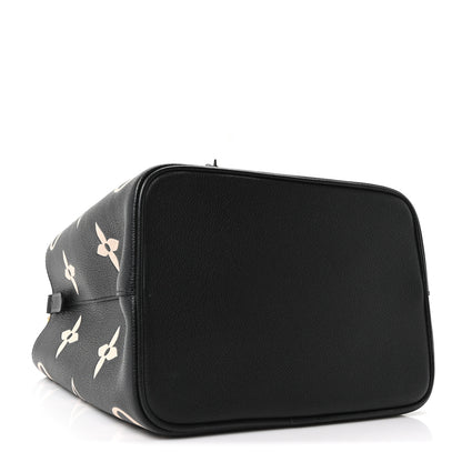 Louis Vuitton Empreinte Monogram Giant Neonoe MM Black Beige 4 of 9