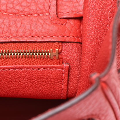 Hermes Taurillon Clemence Kelly Retourne 28 Rouge Pivoine 11 of 28
