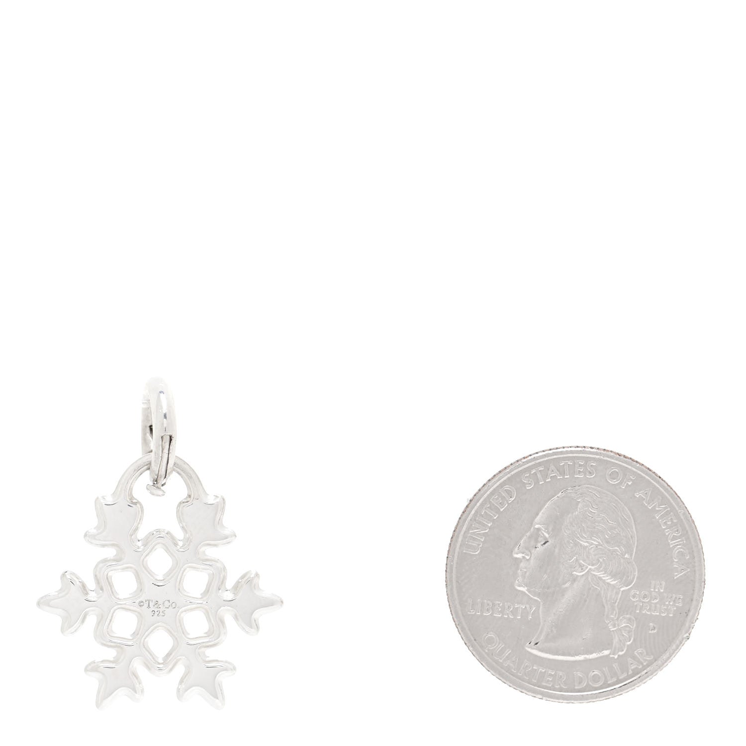 Tiffany Sterling Silver Snowflake Charm 2 of 3
