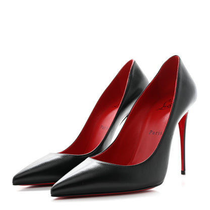 Christian Louboutin Shiny Nappa Kate 100 Pumps 37.5 Black 3 of 8