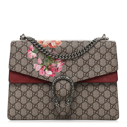 Gucci GG Supreme Monogram Blooms Medium Dionysus Shoulder Bag Beige Multicolor Dry Rose 1 of 12