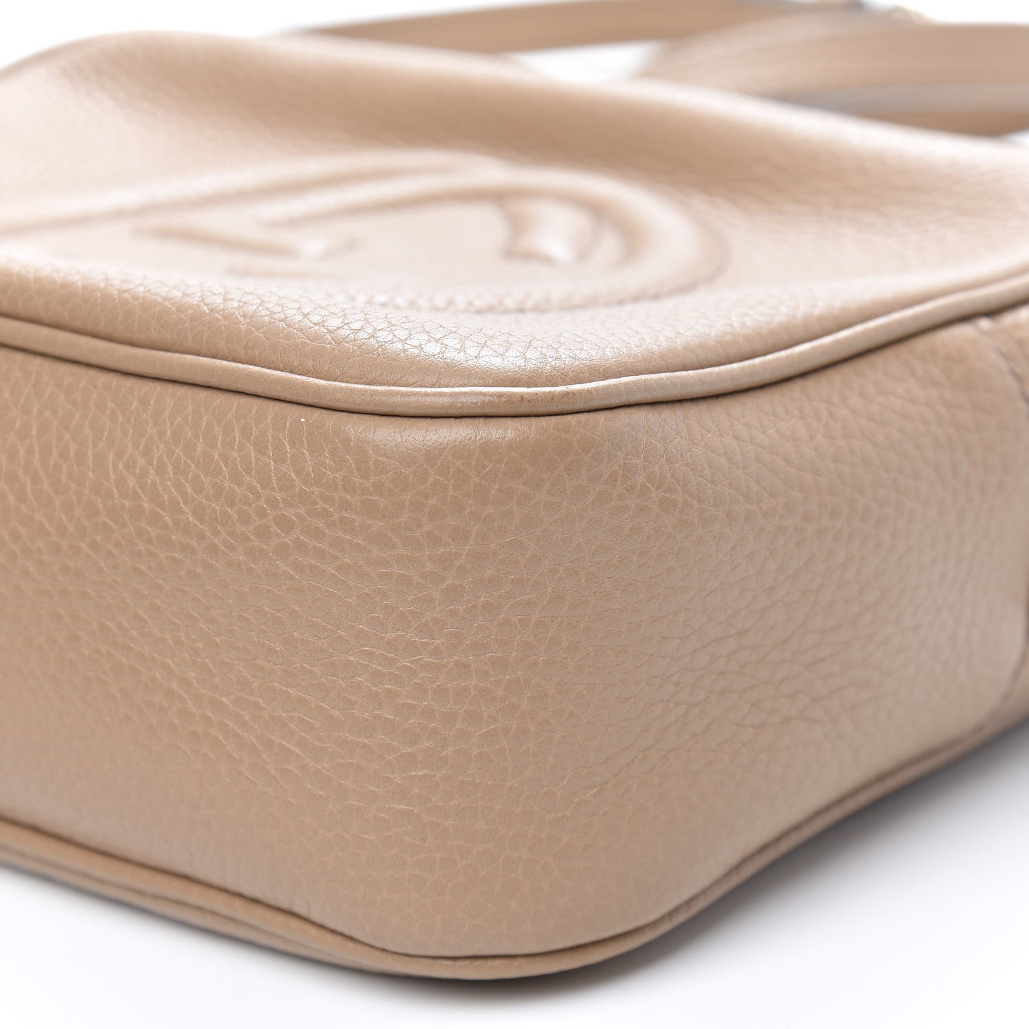 Gucci Pebbled Calfskin Small Soho Disco Bag Rose Beige 9 of 12