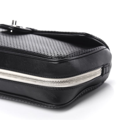 Chanel Lambskin Perforated Medium Baseball Spirit Flap Black 7 of 10