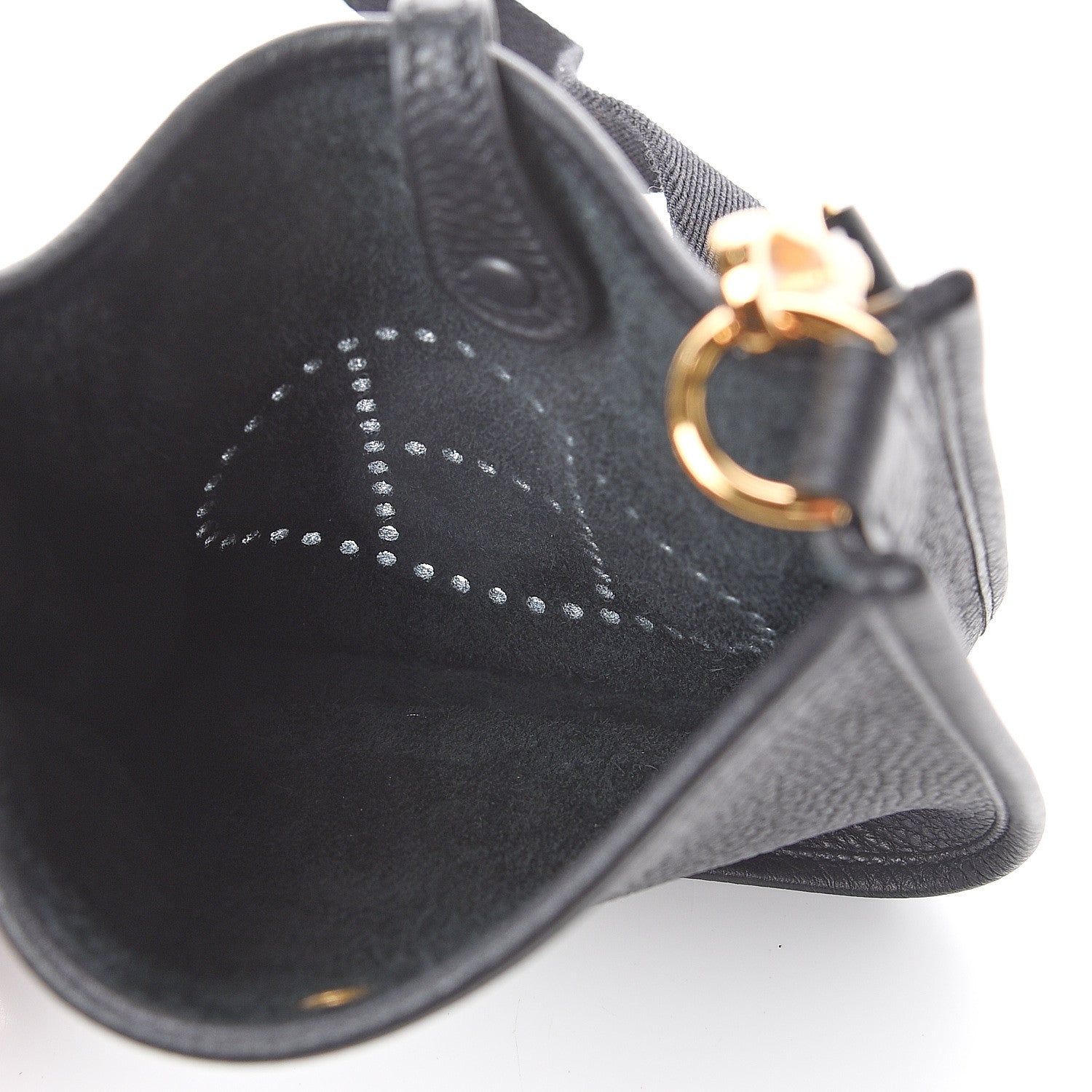 Hermes Taurillon Clemence Evelyne TPM Black 4 of 9