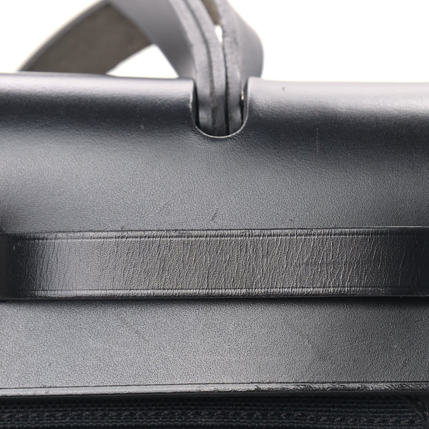 Hermes Military Toile Vache Hunter Herbag Zip PM 31 Black 13 of 13