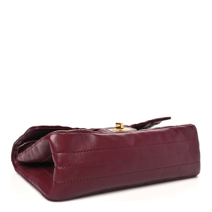 Chanel Lambskin Quilted Crush 2.55 Reissue 225 Flap Dark Burgundy 5 of 12