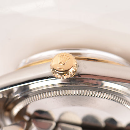 Rolex Stainless Steel 18K Yellow Gold 36mm Oyster Perpetual Datejust Watch Champagne 16203 15 of 16